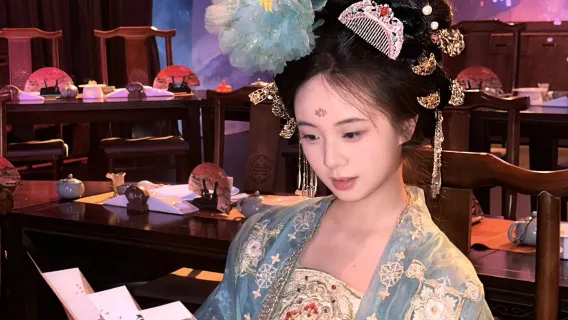 Hangzhou · Banchetto Narrativo (antico banchetto imperiale immersivo) - esperienza culinaria + cambio abiti + spettacolo a tema "Omaggio delle nazioni" [servizi opzionali di trucco/fotografia/ritratto]