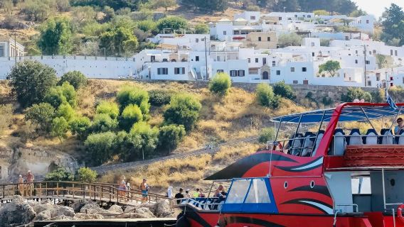 ロードス島：リンドス行き高速船