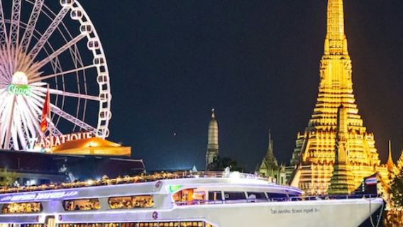 방콕: 화이트 오키드 리버 크루즈와 디너