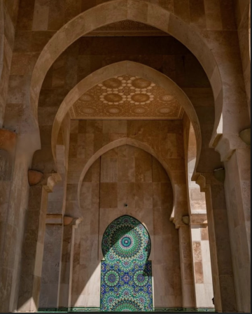 卡薩布蘭卡哈桑二世清真寺+烏達雅堡+穆罕默德五世皇陵+哈桑塔