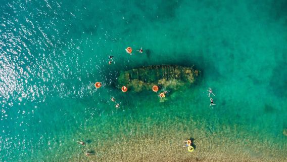 Spalato: Laguna Blu, relitto e crociera a Šolta con pranzo