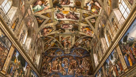 พิพิธภัณฑ์วาติกันและโบสถ์น้อยซิสทีน: ตั๋วเข้าชมแบบไม่ต้องรอคิว + รถบัสแบบขึ้นลงได้