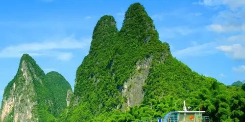 桂林漓江楊堤四星船/興坪三星遊船+陽朔遇龍河+興坪古鎮1日遊