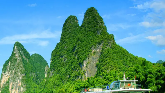 桂林漓江楊堤四星船/興坪三星遊船+陽朔遇龍河+興坪古鎮1日遊