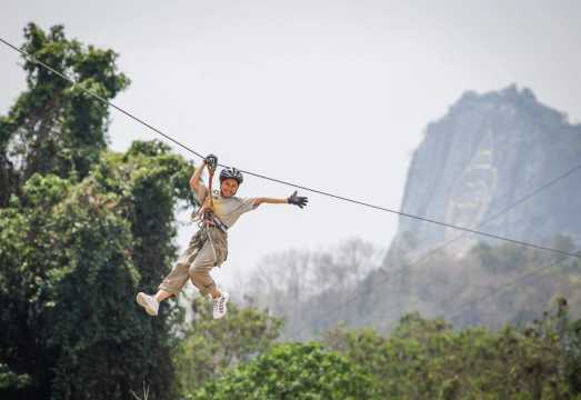 Pattaya Tarzan Ziplining Adventure [Jungle Ziplining | Beginner-Friendly | Instructor Guidance | Includes Safety Gear]