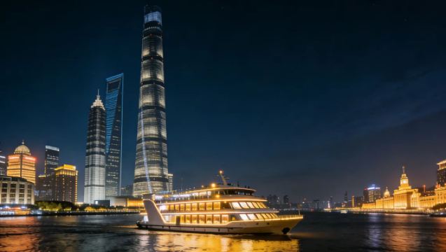 Tiket Pemerhatian Tingkat 118 Menara Shanghai + Tiket Pelayaran Mewah Malam di Sungai Huangpu | Lawatan Bebas