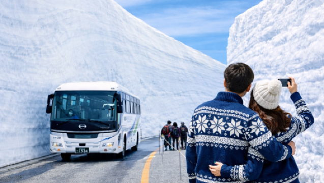 立山黑部阿爾卑斯山脈路線一日遊（長野出發）