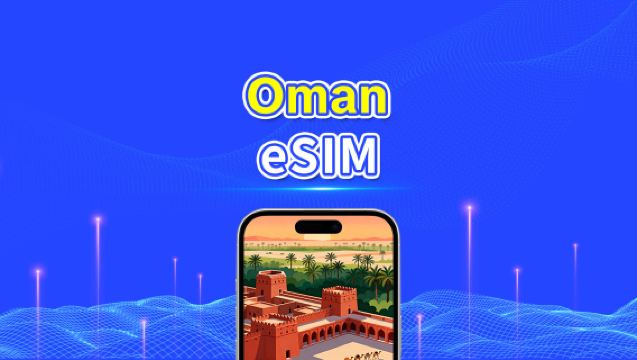 Oman eSIM | 5G/4G | Höghastighetsdata | Daglig paket/datapaket | 24 timmar | 1-30 dagar | QR-kod