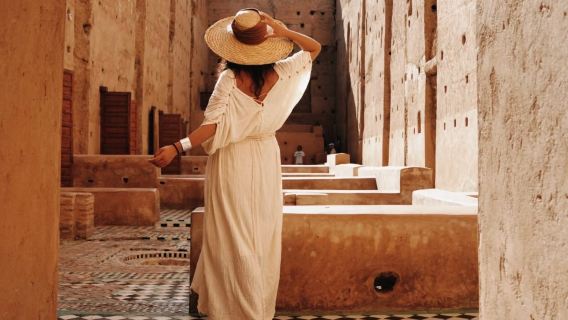 Excursión de un día de Casablanca a Marrakech en Marruecos / Itinerario ajustable + Recogida en el hotel