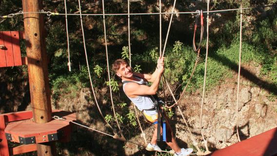 Oahu: High Ropes Adventure with Climbing, Rappel & Freefall