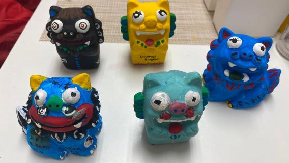 福岡：沖縄スタイルのシーサーお守り作りワークショップ