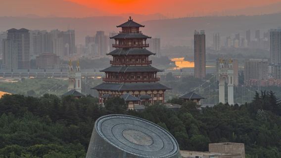 Passeio de um dia em Xiam: Museu de Bronze de Baoji + Mausoléu Qianling + Vila Yuanjia/opção de guia em inglês