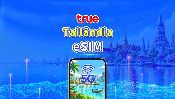 Tailândia TrueMove 5G eSIM | Pacote de dados diário/total | 1–30 dias | Faturação de 24 horas | Código QR
