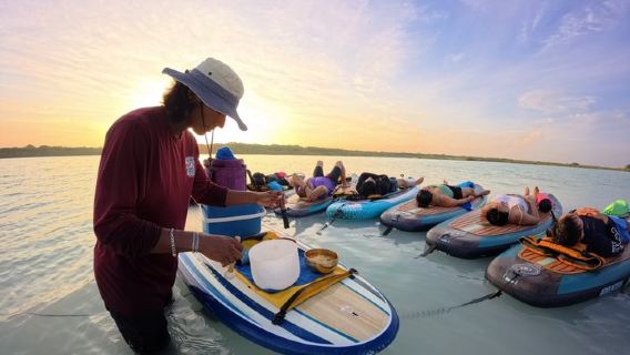Bacalar Sunrise: 3 Hidden Lagoons by Kayak or SUP + Sound Healing