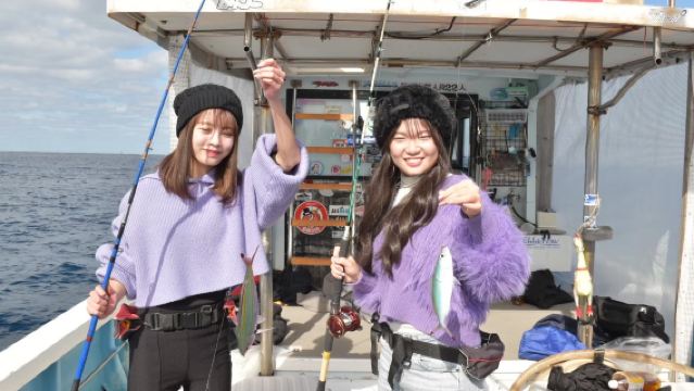 沖縄・日本海釣り3時間 三重城港 半日【那覇市送迎】|初心者にも優しく、ボートチャーターも可能