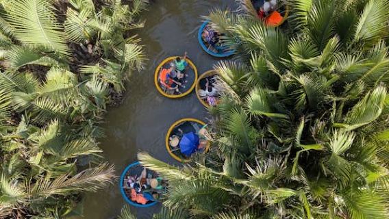 Half-Day Tour to Cam Thanh Eco Water Coconut Village with Fishing