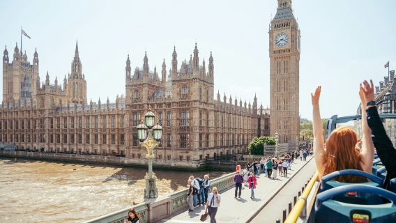 London: Tootbus Hop-on Hop-off Tour + Thames River Cruise
