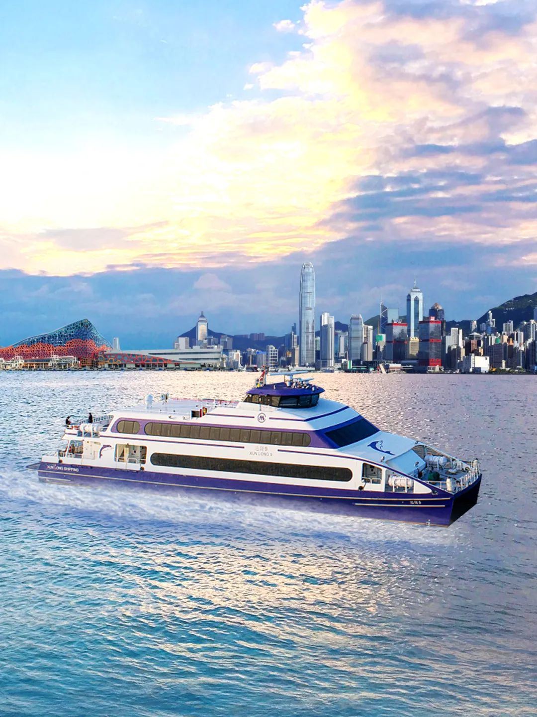 [Hong Kong Aeroporto Terminal Marittimo - Porto di Shekou, Shenzhen] Biglietto per la barca sola andata  30 minuti ad alta velocità diretta al Porto di Shekou  Bagaglio in consegna diretta