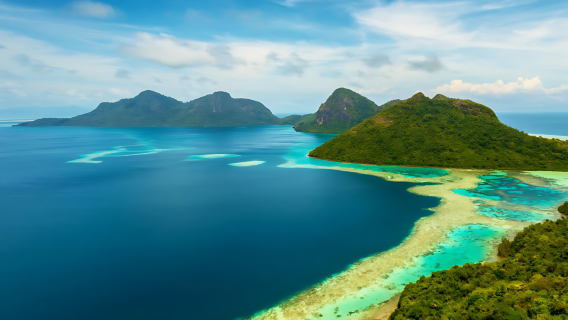 Excursión de un día de isla en isla y snorkel al Parque Marino TUN SAKARAN de Semporna