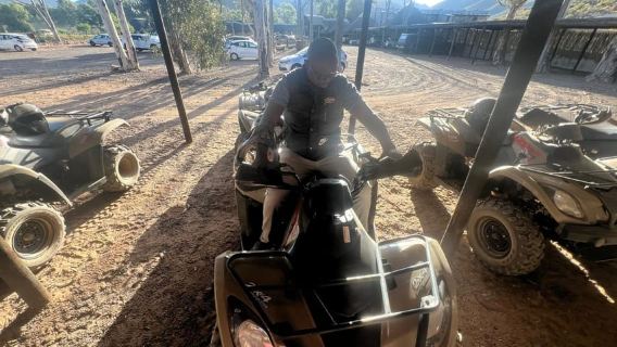 Città del Capo: Safari in quad nella riserva di caccia dell'Aquila con pranzo