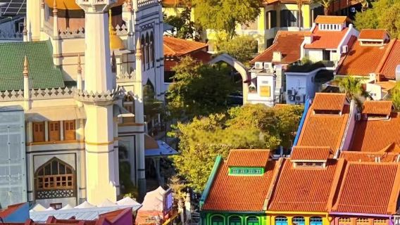 新加坡哈芝巷+甘榜格南+蘇丹回教堂+讚美廣場+濱海灣一日遊