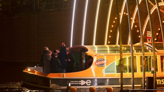 Amsterdam Light Festival: Canal Cruise from Anne Frank House
