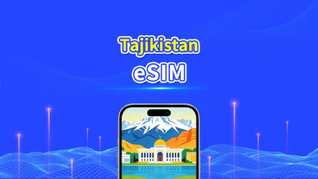 Tajikistan eSIM | 4G | Daily/Total Data Package | 1–30 days | 24-Hour Billing | QR Code