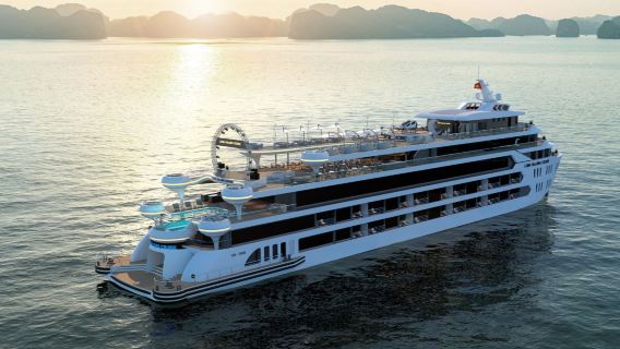 Luna Ha Long Day  5-star Cruise: Ha Long Bay Day Tour with Kayak, Lunch, Sunset Party