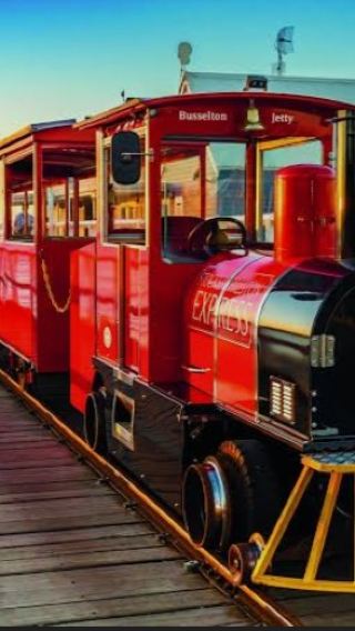 Margaret River Leisure Day Trip from Perth, Western Australia: Hotel pick-up and drop-off, including Busselton Jetty train ride.