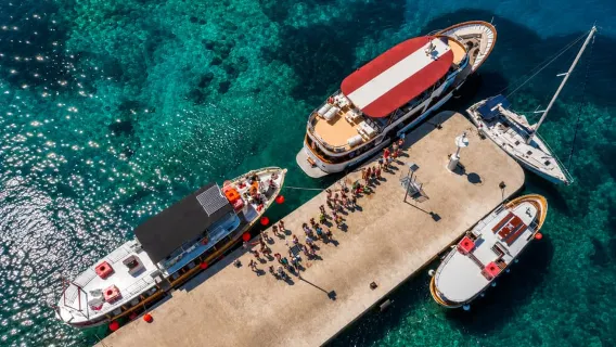 Dubrovnik: Elaphiti-Kreuzfahrt - Getränke/Mittagessen/Blaue Grotten Optionen