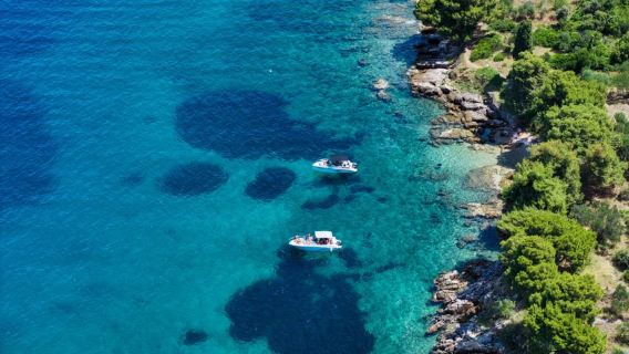 Zadar: 3 stops Island Hopping on Speedboat + Unlimited Wine