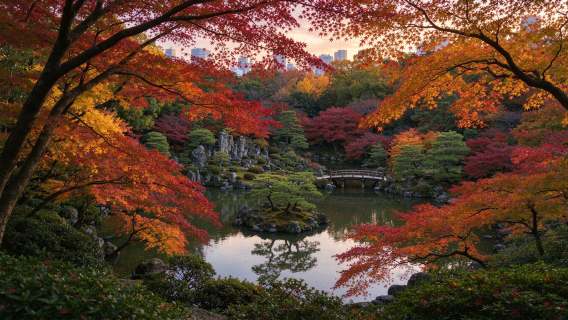 Tokyo's Rikugien Gardens: Edo daimyo garden and stunning autumn leaves