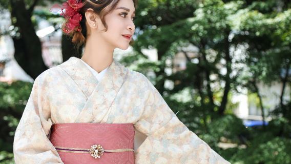 Experiência de Aluguel e Fotografia de Quimono, Furisode e Yukata em Tóquio - Loja Ookini Asakusa