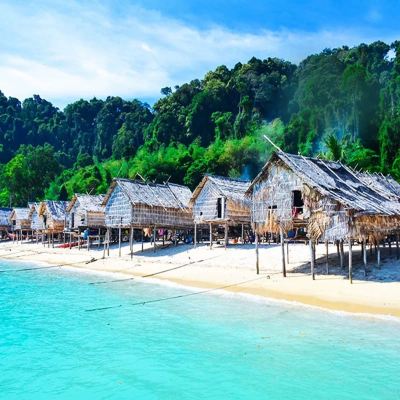 Экологическое путешествие|Однодневный тур на скоростной катер по островам Сурин|Известные места для дайвинга + посещение деревни Мокен + трансфер из отеля