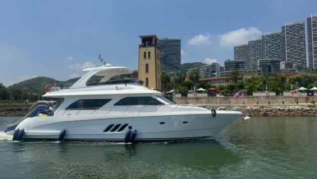 【惠州遊艇出海】惠州合正東部灣金帆68尺豪華遊艇包船出海（德福科技號全新豪華遊艇）