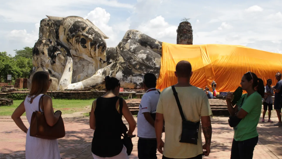 Bangkok Ayutthaya: tour di un giorno al Wat Chaiwatthanaram e al Wat Mahathat