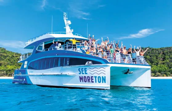 澳洲黃金海岸摩頓島海豚和天閣露瑪沉船巡遊