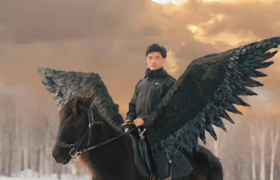 黑龍江哈爾濱尚志市黑獅森林雪騎公園【專業教練指導+飛馬拍照體驗+騎行穿越白樺林】