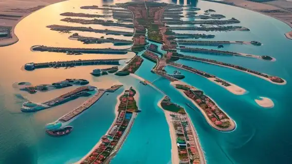 杜拜哈利法塔+奇蹟花園+杜拜蝴蝶園+地球村一日遊