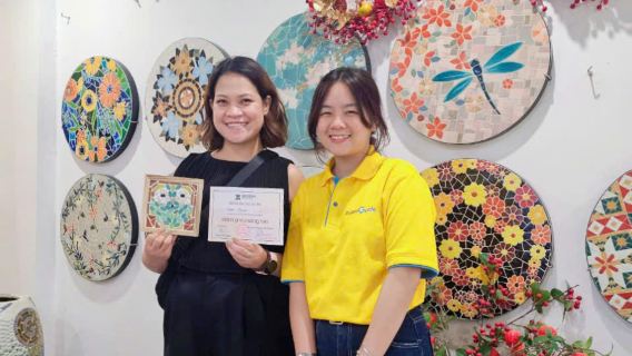 โมเสกแห่งความงามที่หมู่บ้านเครื่องปั้นดินเผาบาตรั้งในฮานอย