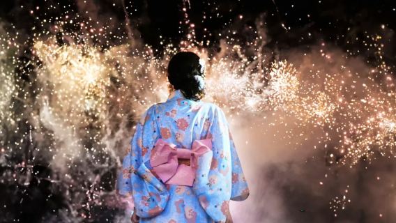 Tokyo Chikusei Fireworks Festival 1-day tour: Chikusei Fireworks Festival + night view photo spots
