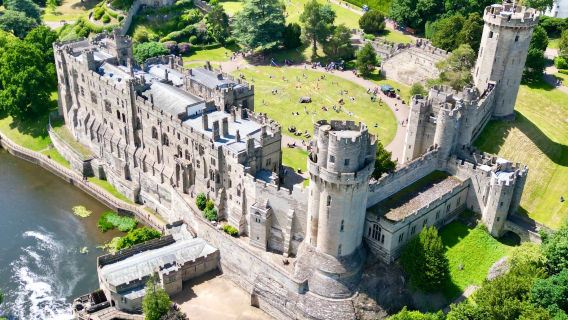 lawatan sehari ke Istana Warwick dan Rumah Shakespeare