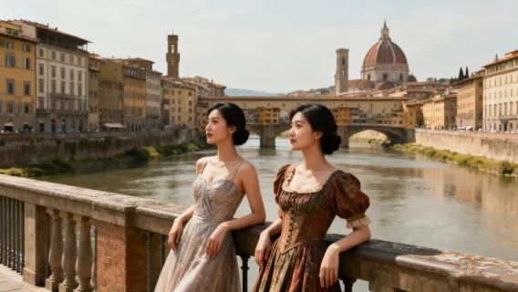 義大利佛羅倫斯旅拍【跟拍攝影親子照情侶閨蜜兒童跟拍家庭旅拍】