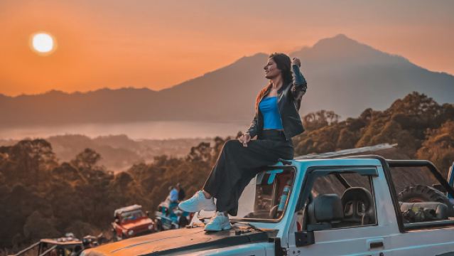 ทัวร์ถ่ายรูปสวยที่คินตามานีและภูเขาไฟบาตูร์ด้วยรถจี๊ป 4WD ชมพระอาทิตย์ขึ้น/ตก