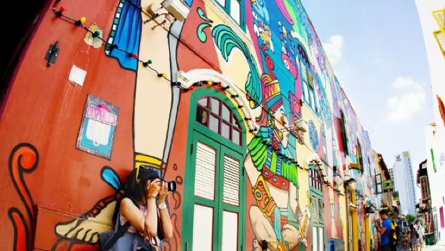 (Lawatan Sehari Singapura) Taman Marina Bay + Merlion + Jalan Budaya dan lain-lain