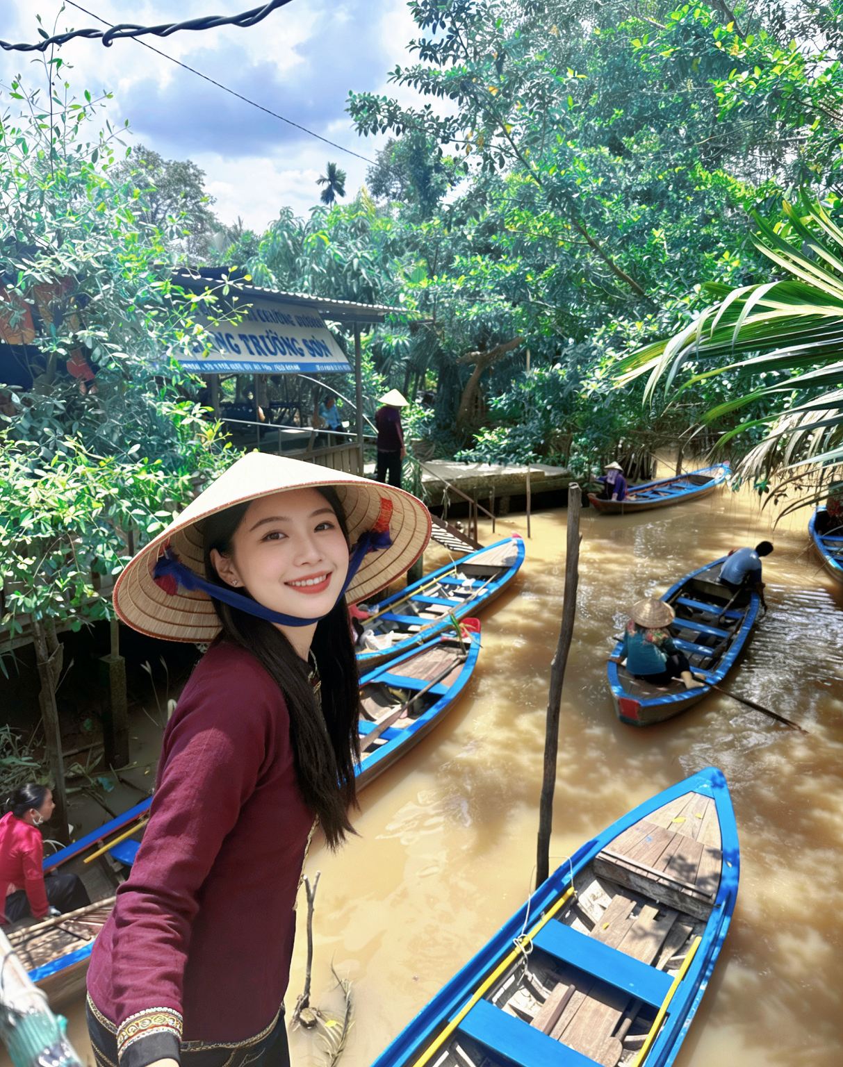 Ho Chi Minh Mekong River Day Tour [Chinese/English Guide + Traditional Rowing Boat Tour Through Coconut Groves + Pure Play Group]
