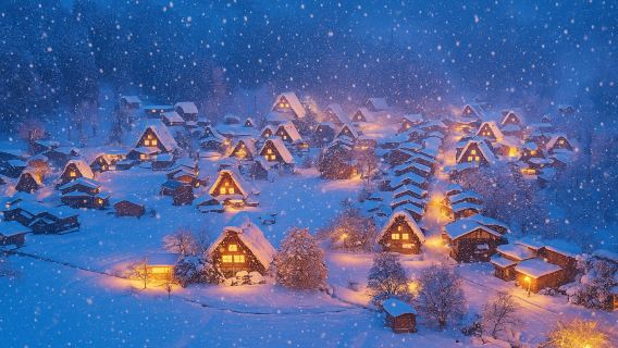 2026 New Year Limited Shirakawa-go Illumination + Takayama Old Town Day Tour|Optional Small Group Hotel Transfer
