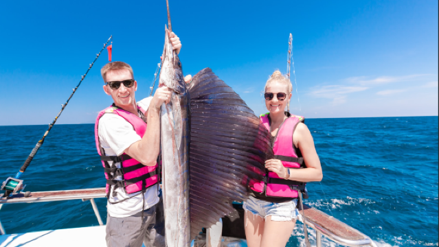 Thailand Phuket Hochseefischen und Schnorcheln mit Bootsfahrten und Hoteltransfer