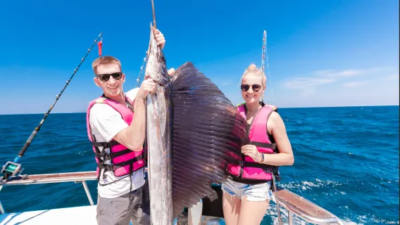 Featured tour starting at 1730 THB: Phuket, Thailand: Shared/Private Boat for Deep Sea Fishing & Snorkeling with Hotel Pick-up & Drop-off