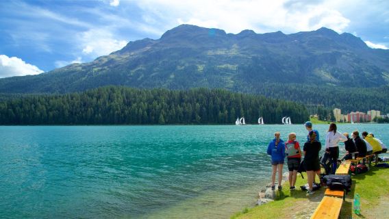 Switzerland Lugano: Tasik Saint Moritz + Puncak Corvatsch + Muzium Engadin | Sewaan Peribadi Berbahasa Cina